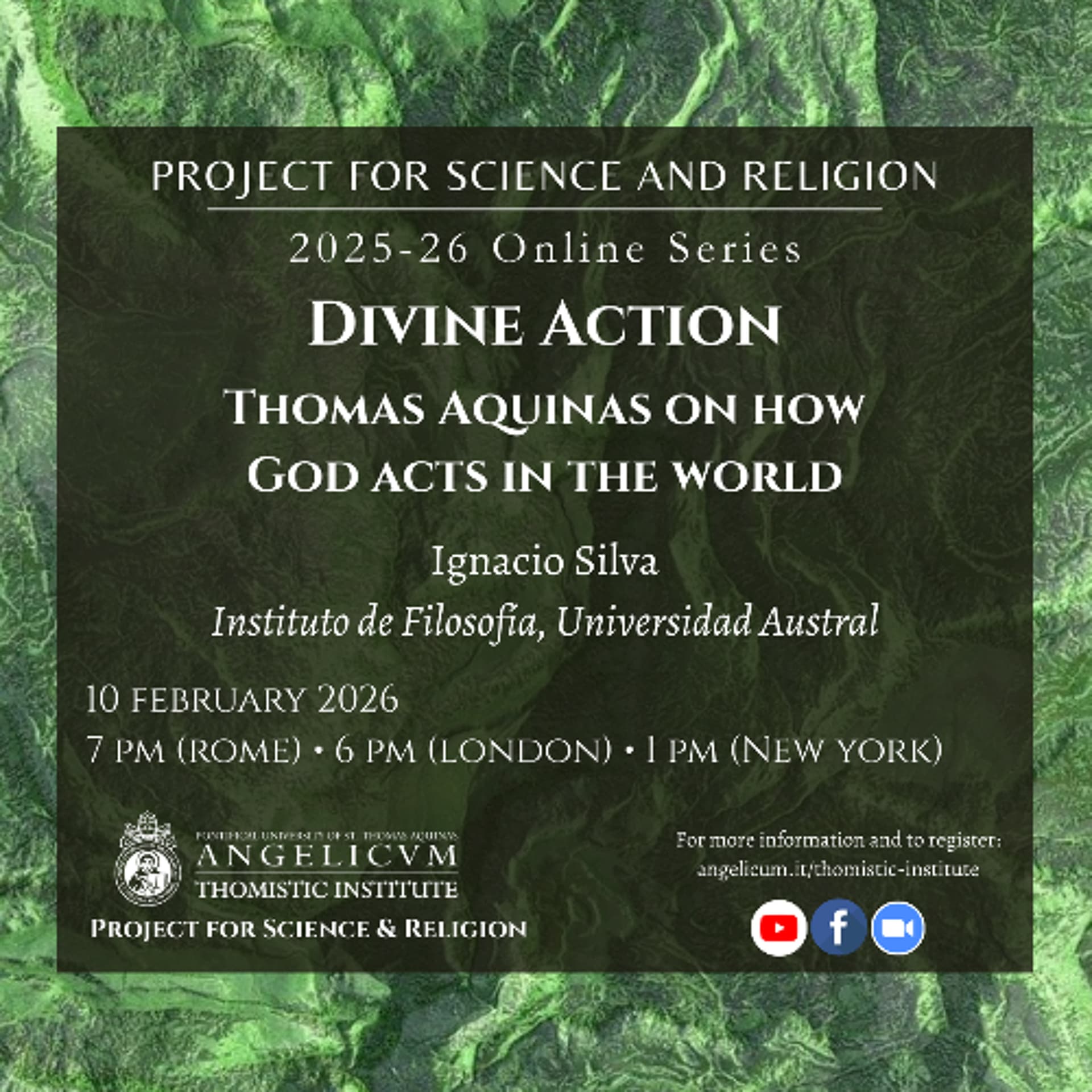 Thomas Aquinas on how God acts in the world | Dr. Ignacio Silva - Angelicum Thomistic Institute cover
