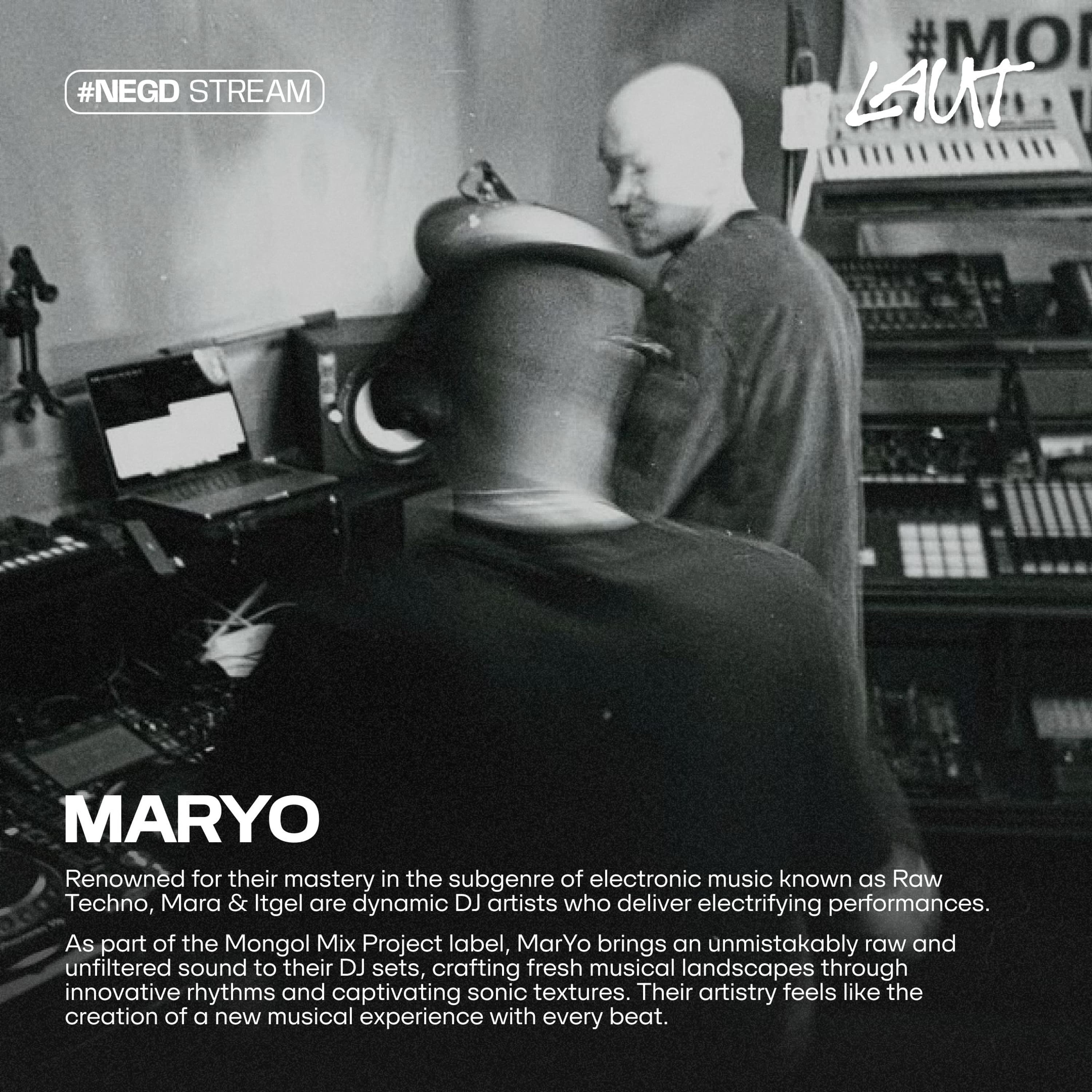 NEGD Stream - maryo. - LAUT Ulaanbaatar cover