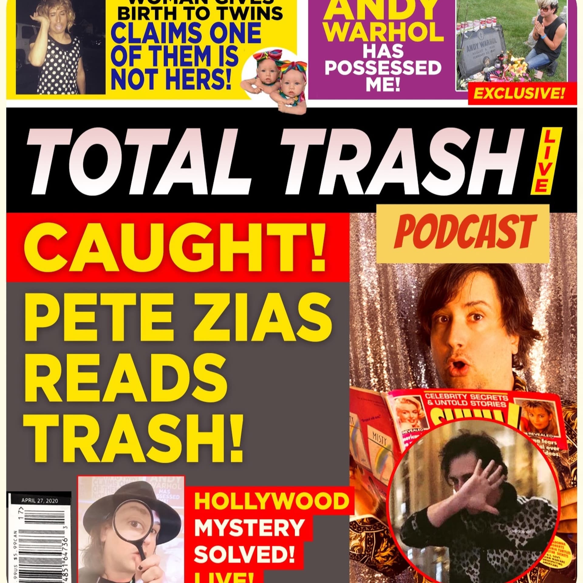 TTL PODCAST #33 A David Affair? - TOTAL TRASH LIVE! with Pete Zias cover