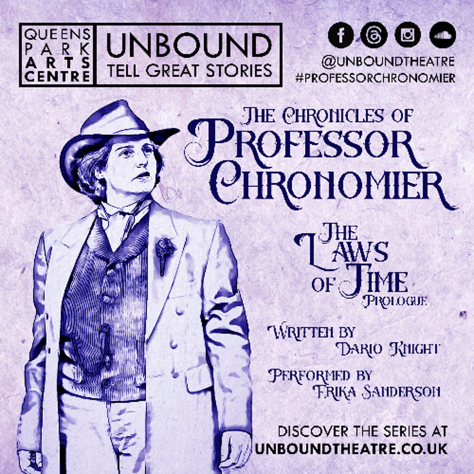 Professor Chronomier - 'The Laws of Time' (Prologue) - Unbound Theatre cover