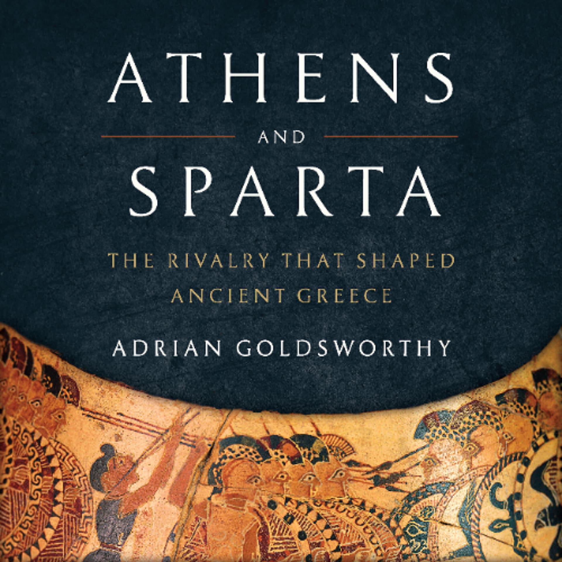 Athens and Sparta by Adrian Goldsworthy Read by Mark Elstob - Book Friends Forever cover
