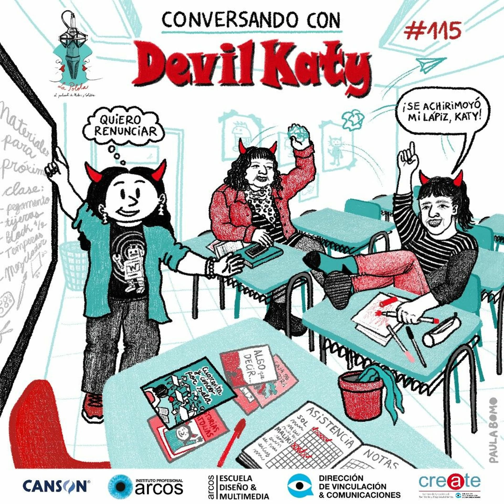 La Polola #115 Conversando con Devil Katy - La Polola cover