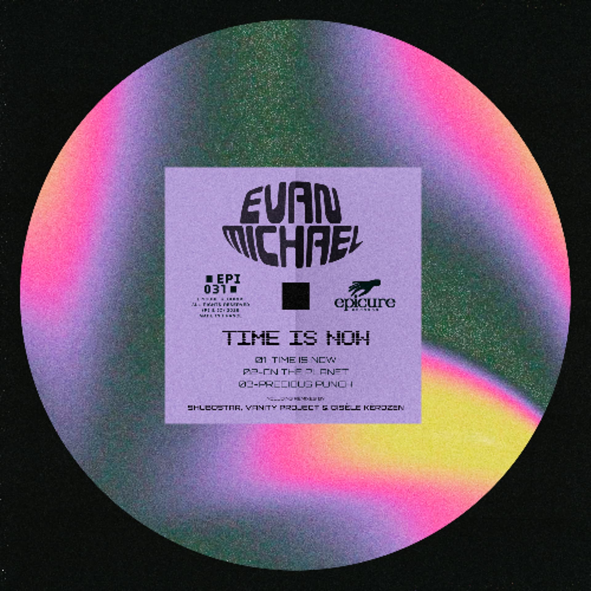 PREMIERE : Evan Michael - Time is Now (Gisèle Kérozen Remix) (Epicure Records) — Mutant disco radio show cover