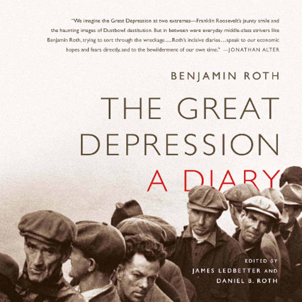 The Great Depression: A Diary By Benjamin Roth, Read By Mike Chamberlain (Audiobook Excerpt) - Book Friends Forever cover