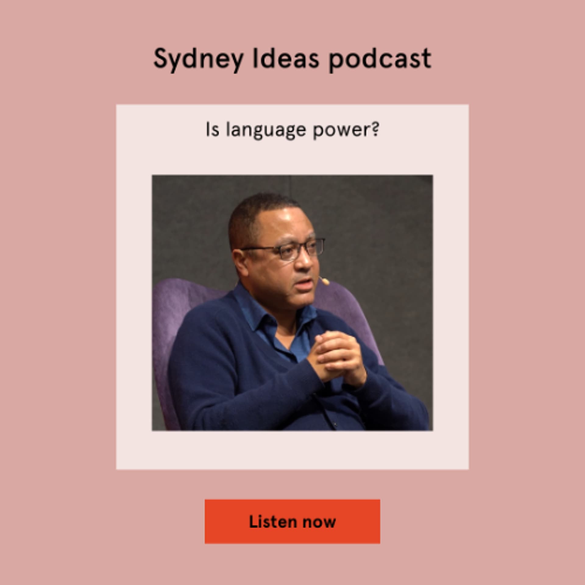 Is language power? with John McWhorter - Sydney Ideas cover