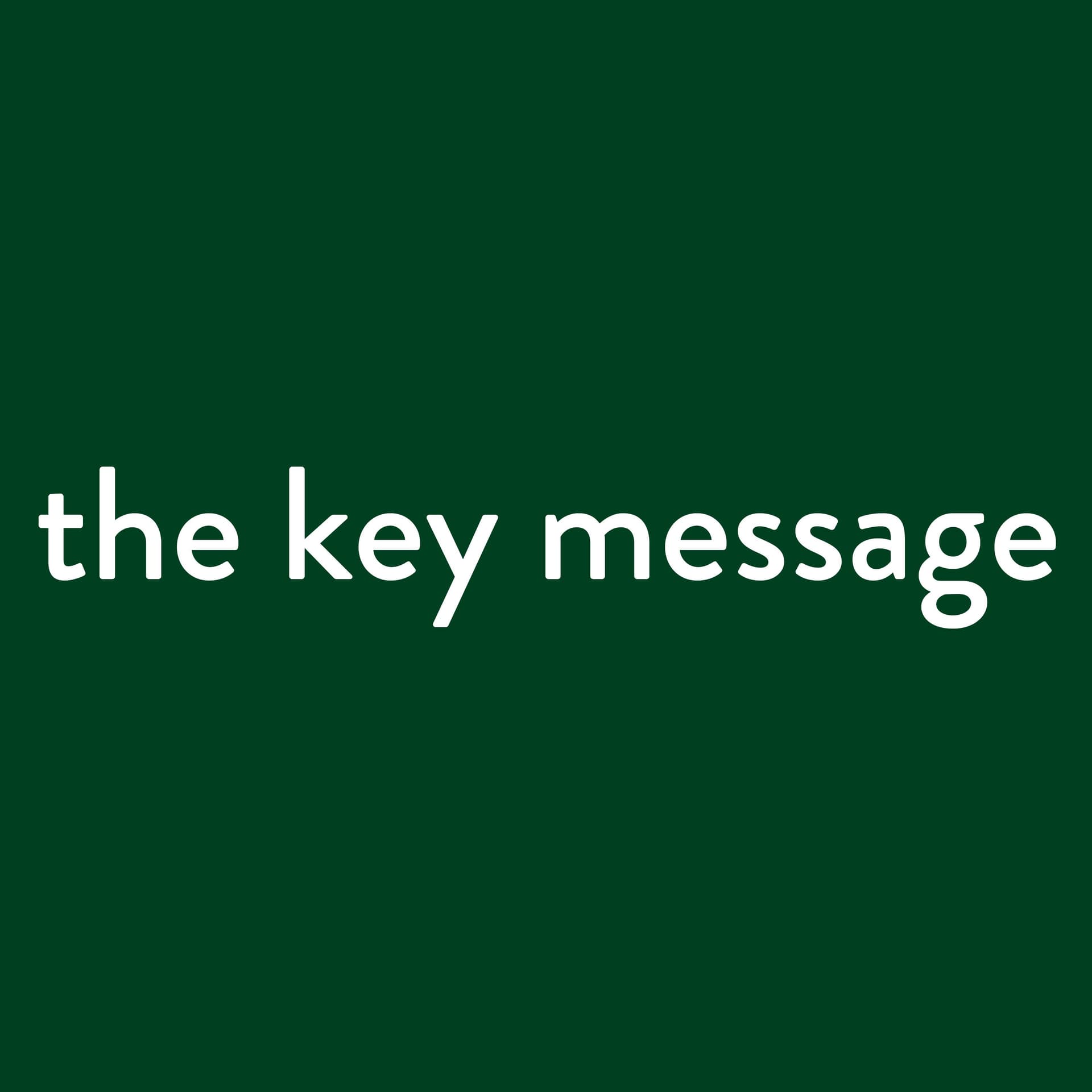 The Key Message cover