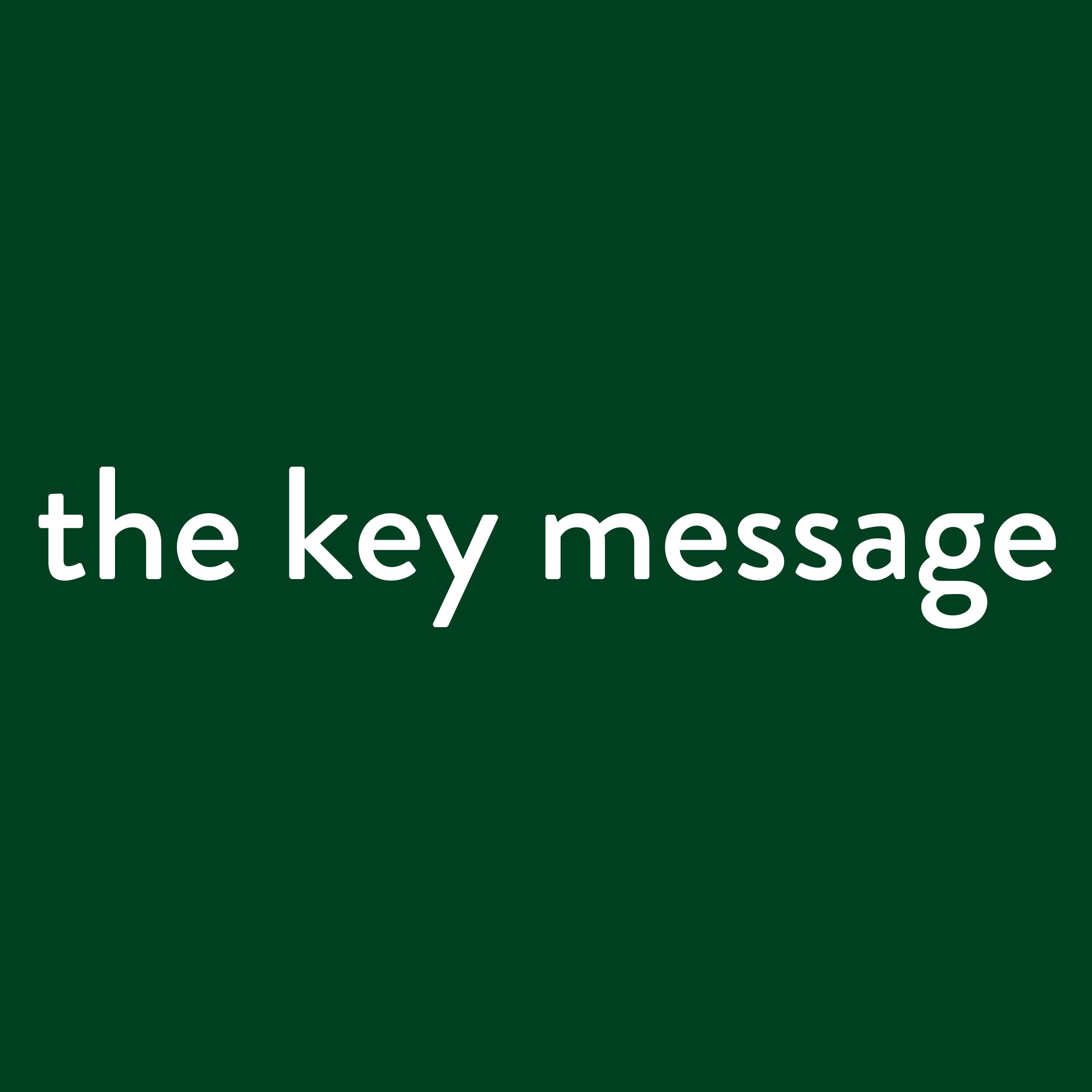 The Key Message cover