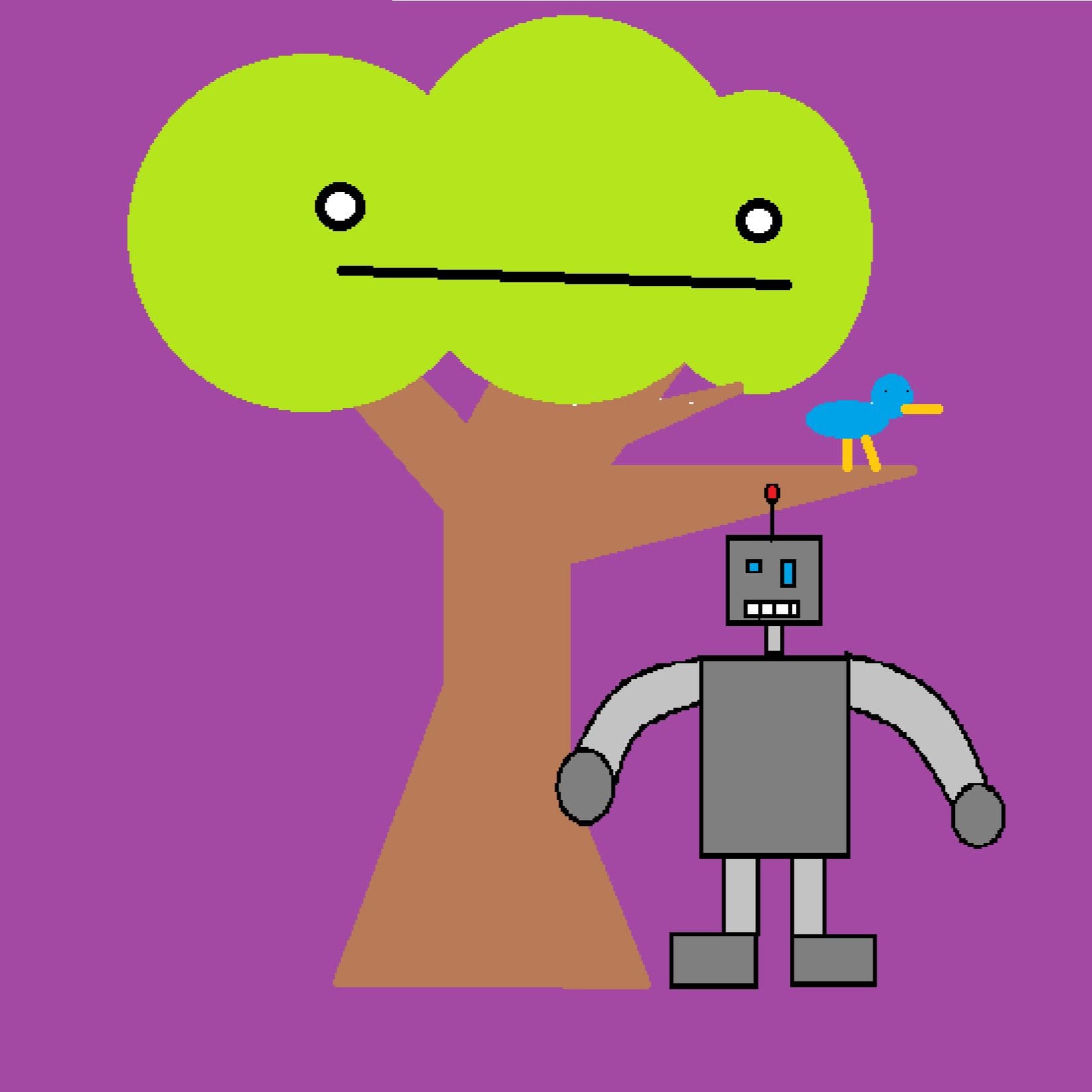 Android and the Tree cover