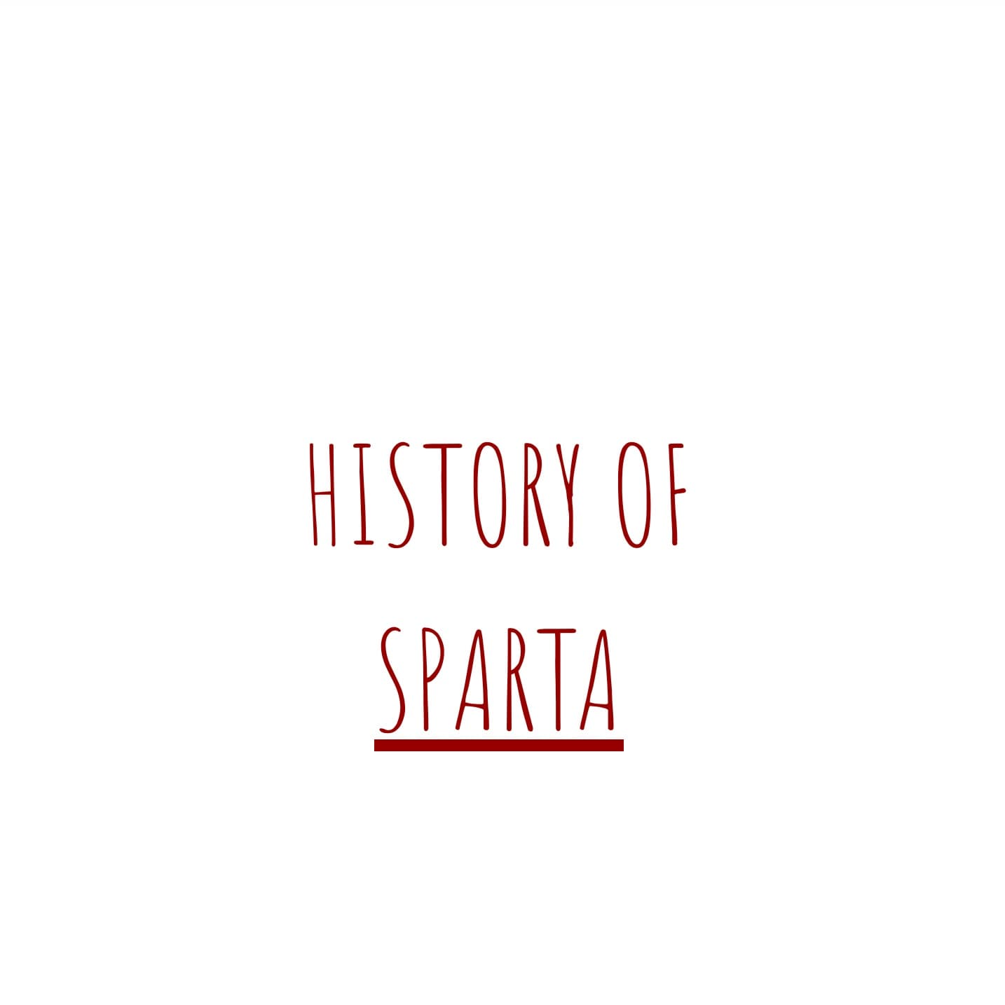 History of Sparta cover