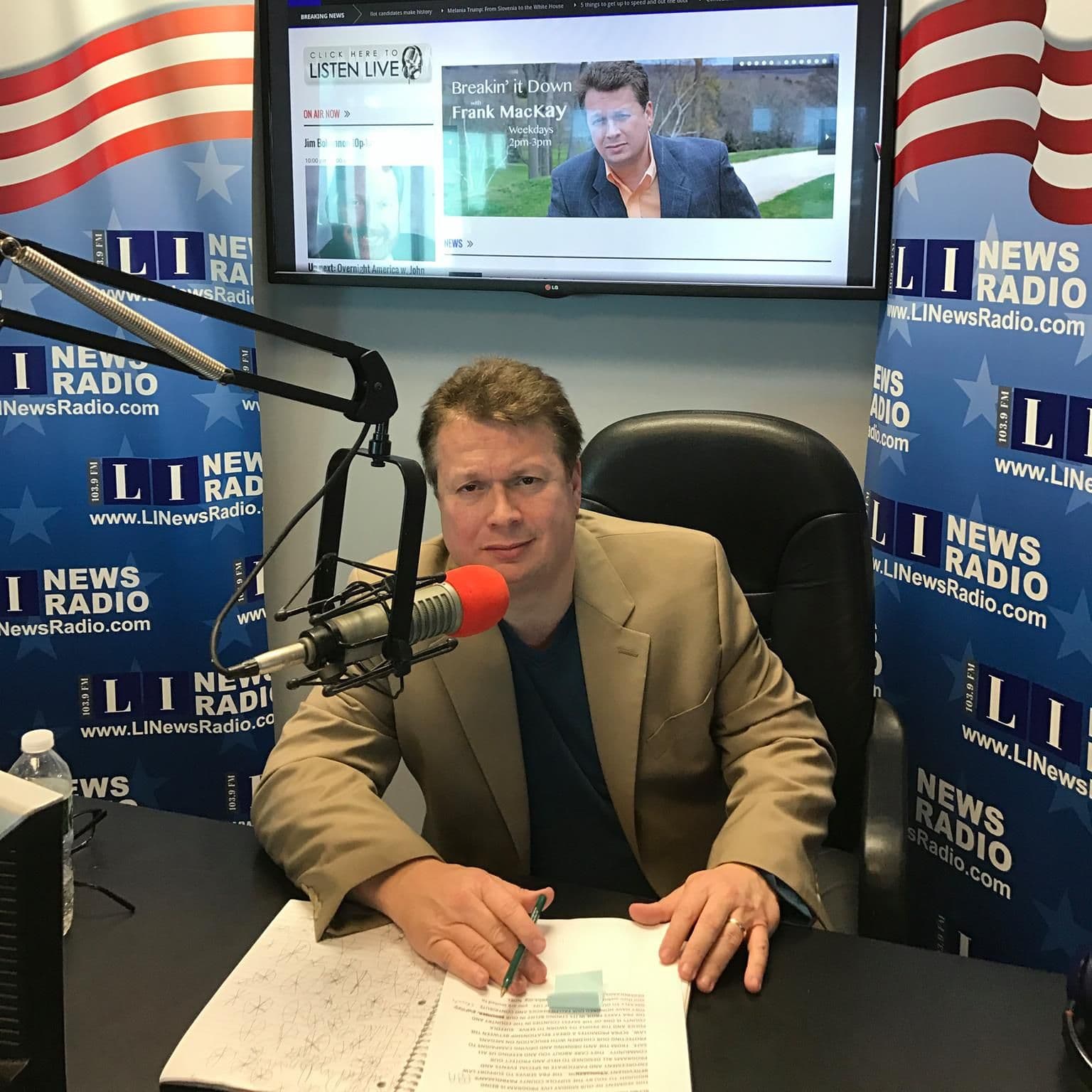 Talk Show Host Frank MacKay cover