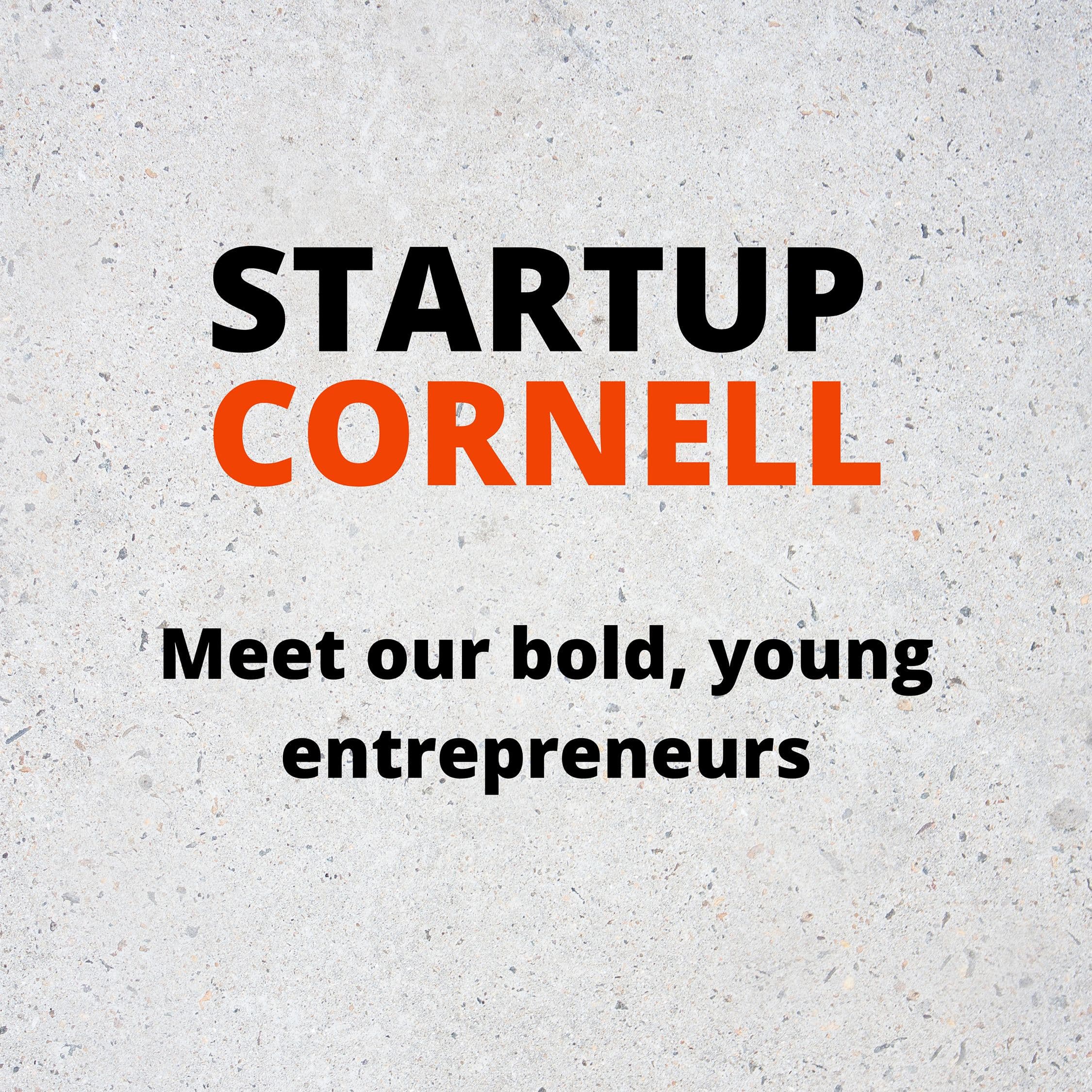 Startup Cornell cover