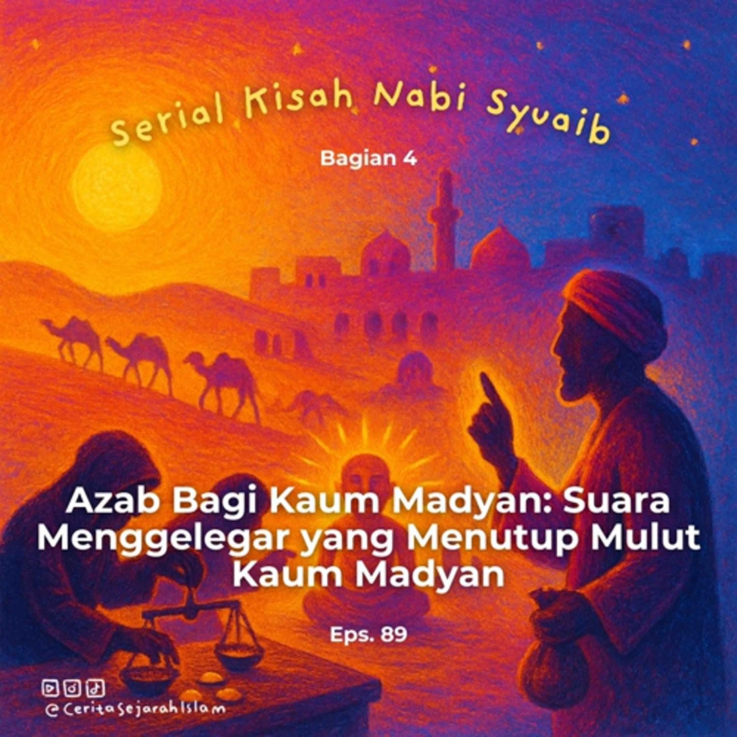 Cerita 89 : Azab Bagi Kaum Madyan: Suara Menggelegar yang Menutup Mulut Kaum Madyan - Cerita Sejarah Islam (CESI) cover