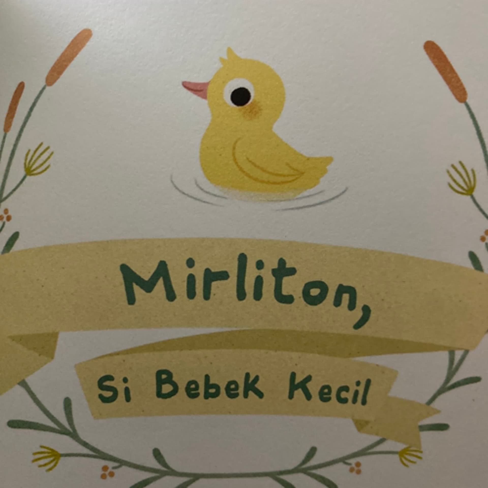 Dongeng Fabel: Mirliton, Si Bebek Kecil - Dongeng Untuk Hooria cover