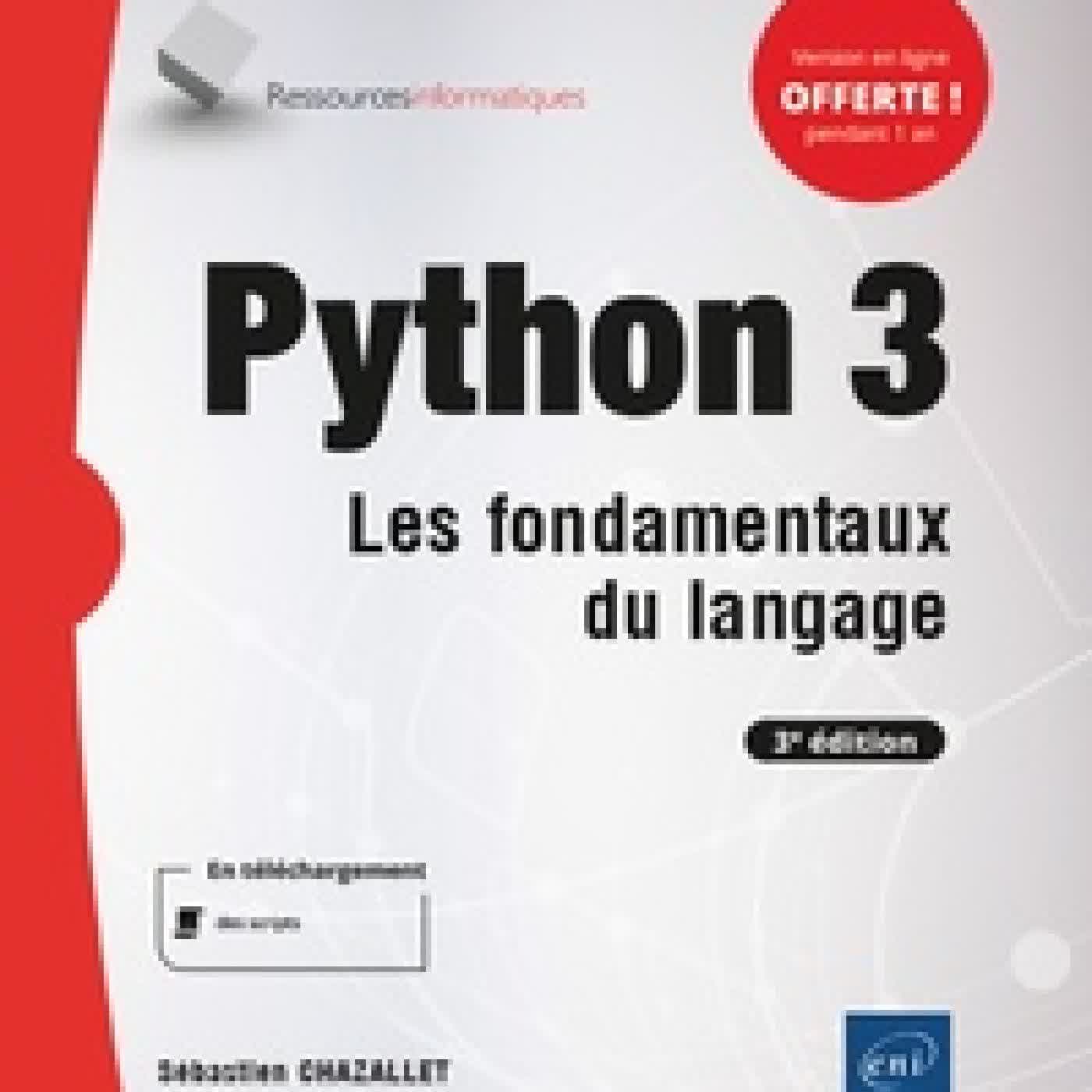 Télécharger Pdf Python 3  - Les fondamentaux du langage - nawiroleqare cover