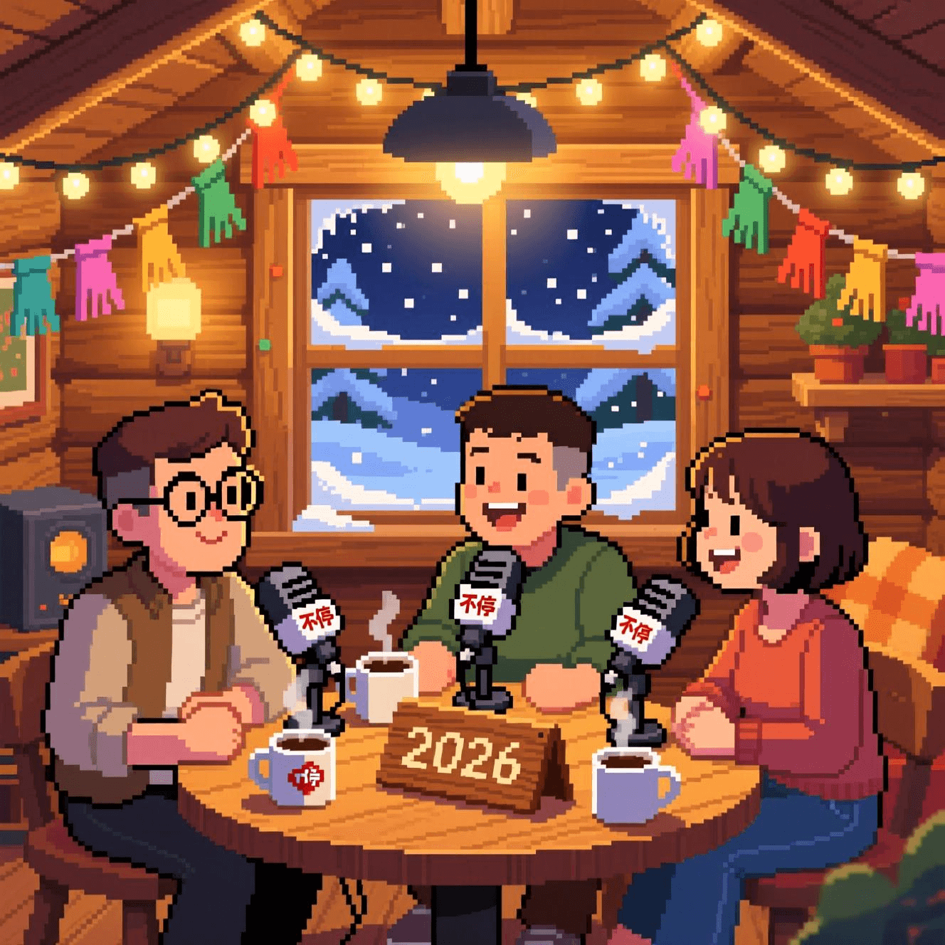 2025年终特辑：回顾与展望，天涯海角和遍野春花 - 不停Talk cover