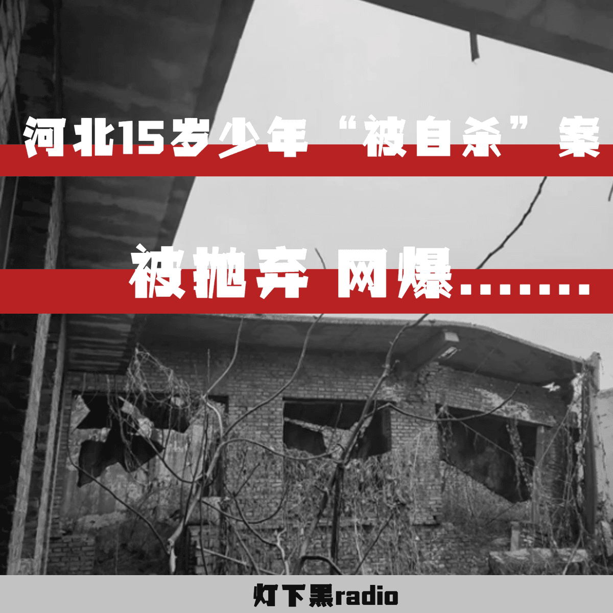 “......”——河北15岁少年“被自杀”案 - 灯下黑radio cover