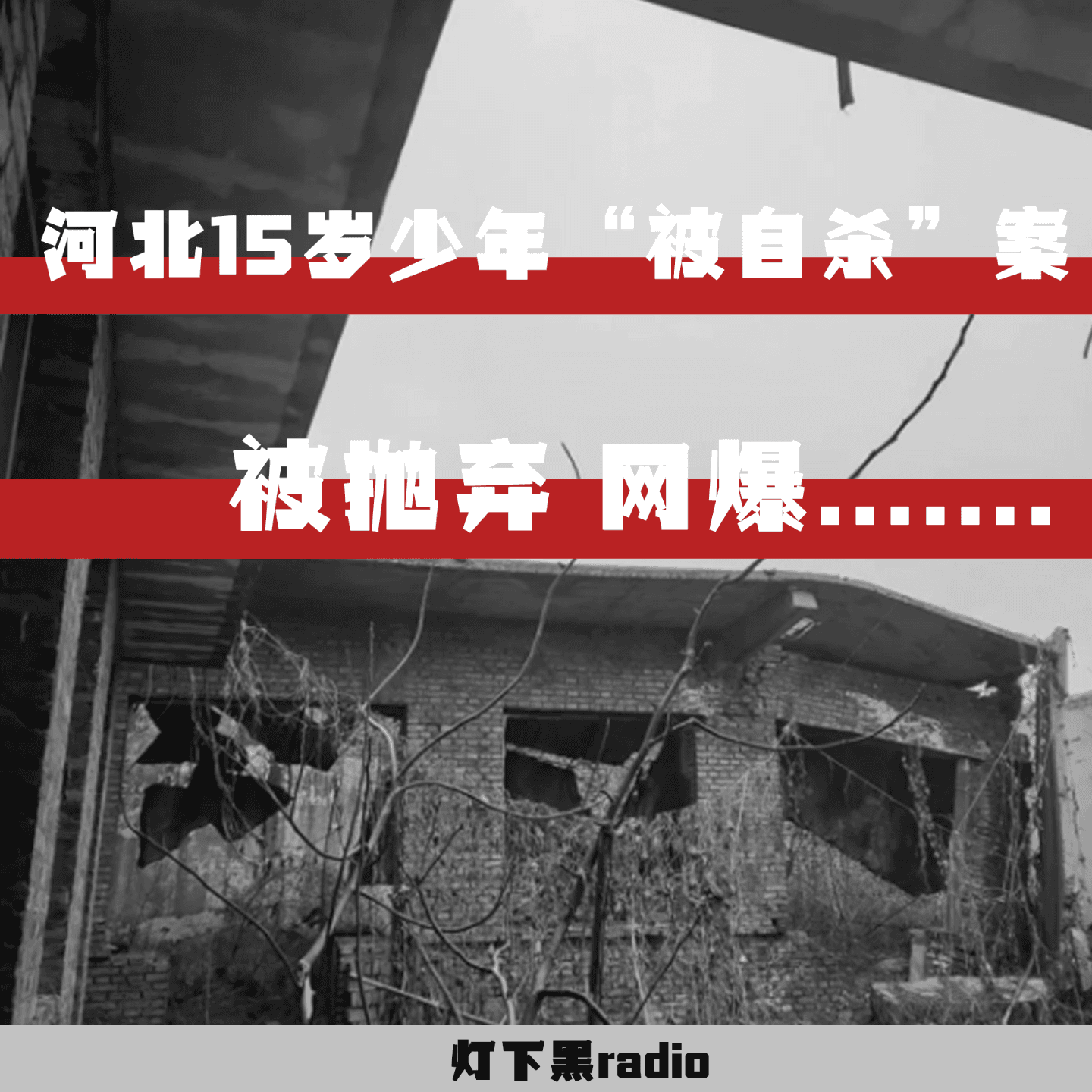 “......”——河北15岁少年“被自杀”案 - 灯下黑radio cover