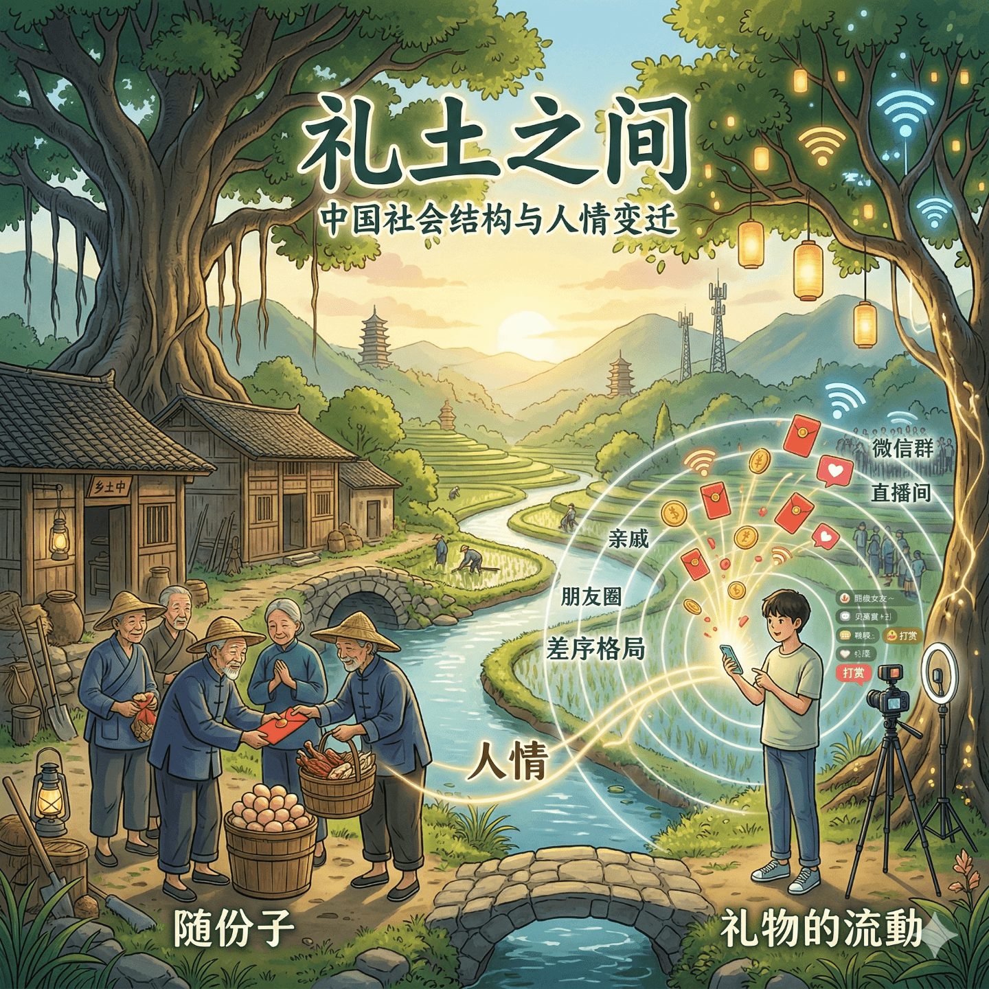 礼土之间：中国社会结构与人情变迁 - NoteBookLM的自我思考 cover
