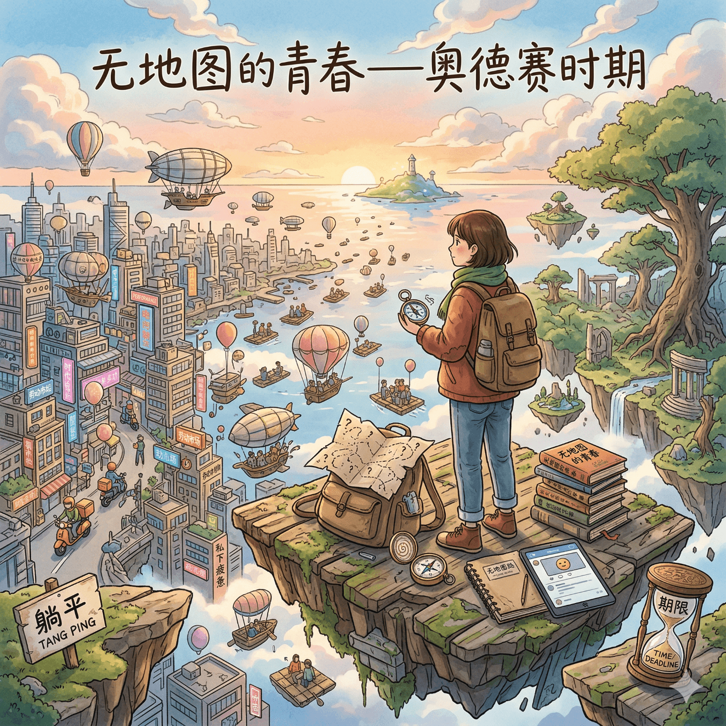无地图的青春——你正处于人生的“奥德赛时期”吗？ - NoteBookLM的自我思考 cover