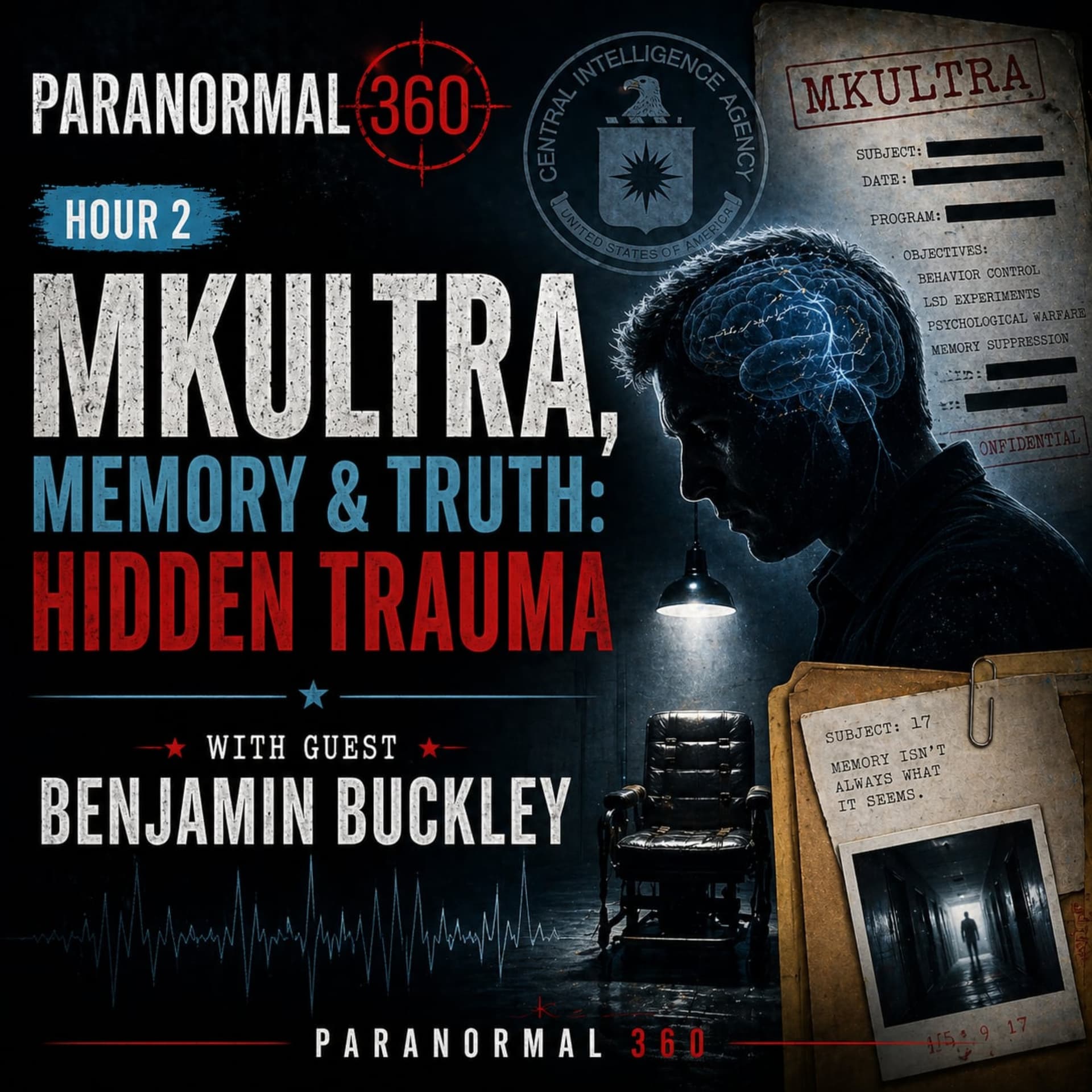 MKUltra, Memory & Truth: Hidden Trauma with guest Benjamin Buckley - Paranormal 360 cover