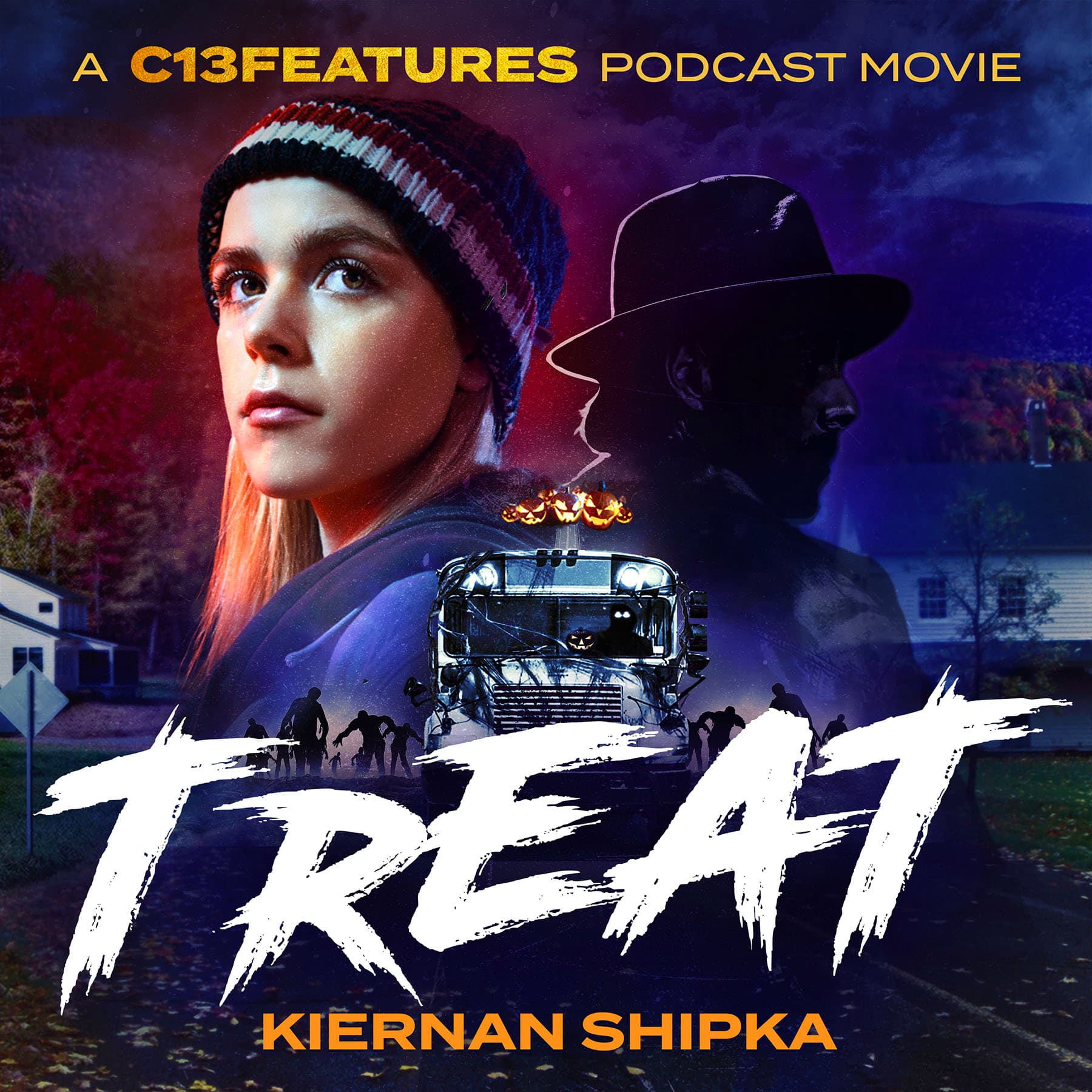 C13Features Presents: Treat, Starring Kiernan Shipka - 4D with Demi Lovato cover