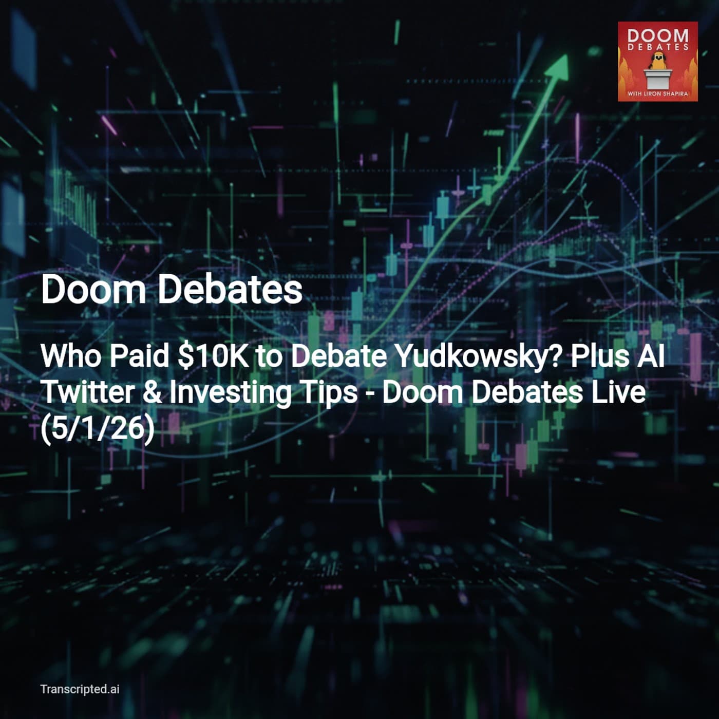 Compute Is the Bottleneck — Doom Debates (Condensed) - AI Podcast Summaries from Transcripted.ai (VIDEO) cover