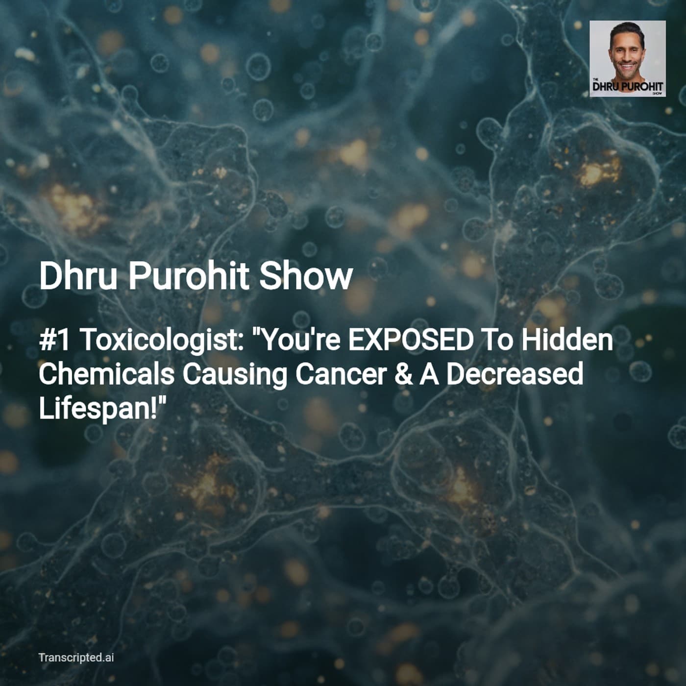 How Hidden Chemicals Shorten Your Life — Dhru Purohit Show (Condensed) - AI Podcast Summaries from Transcripted.ai (VIDEO) cover