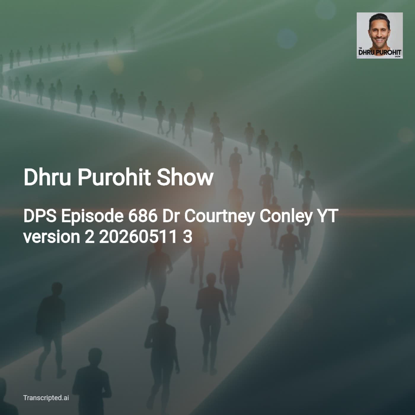 Walk Like Medicine — Dhru Purohit Show: How Steps Protect Your Brain & Body - AI Podcast Summaries from Transcripted.ai (VIDEO) cover