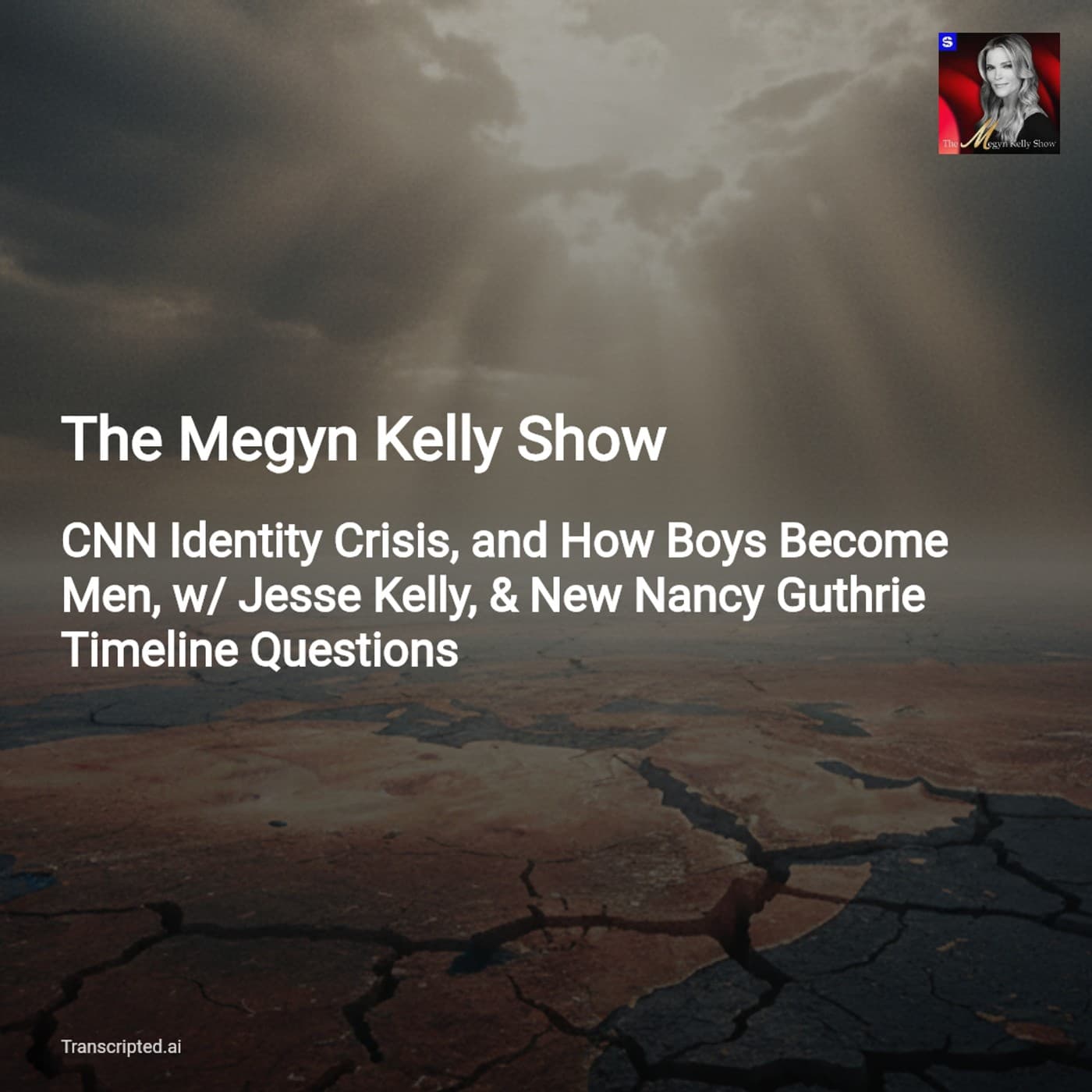 CNN, Iran Tensions & the Nancy Guthrie Mystery — The Megyn Kelly Show (Condensed) - AI Podcast Summaries from Transcripted.ai (VIDEO) cover