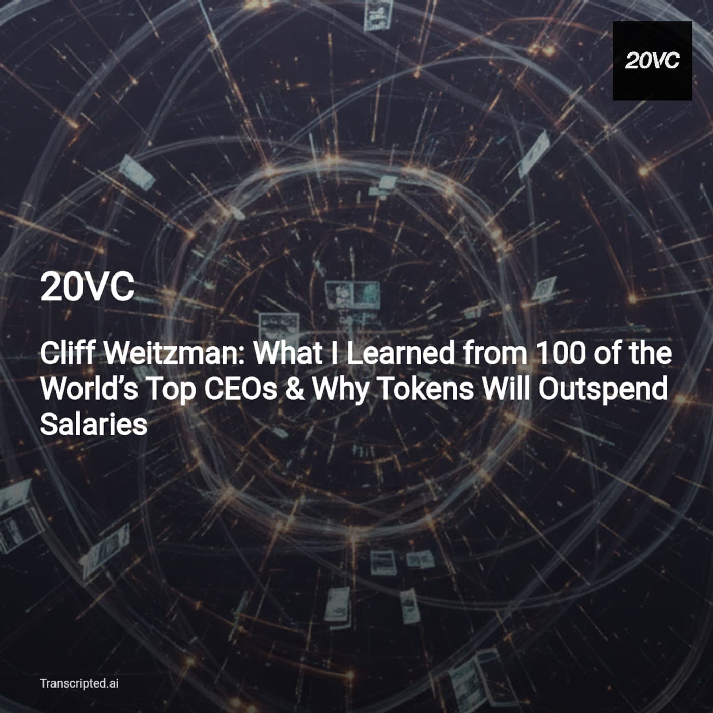 How Tokens Will Outspend Salaries — Cliff Weitzman on AI, Growth & Grit | 20VC - AI Podcast Summaries from Transcripted.ai (VIDEO) cover