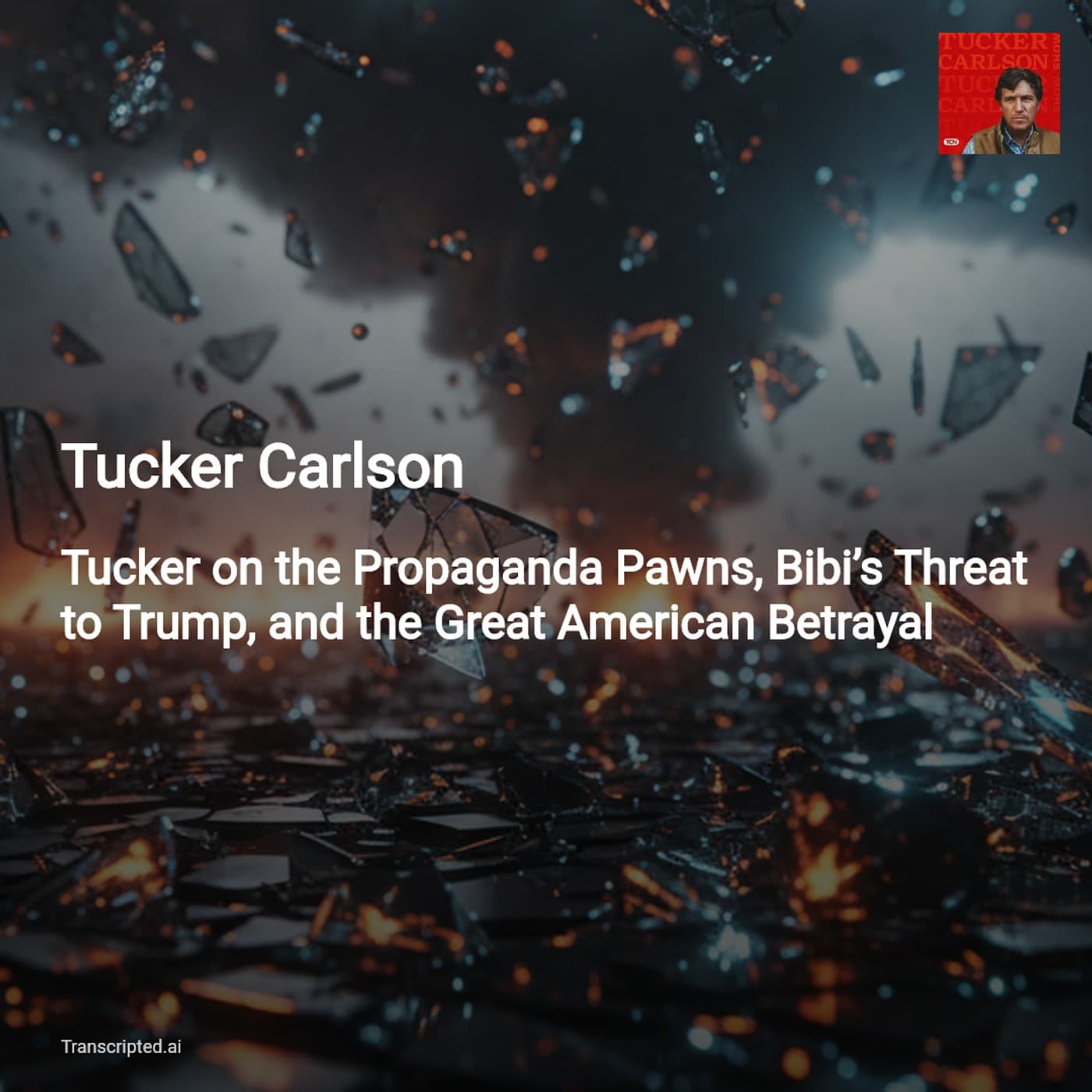 Tucker Carlson: Iran, Israel, and the Truth — Condensed with Dr. Brett Weinstein - AI Podcast Summaries from Transcripted.ai (VIDEO) cover