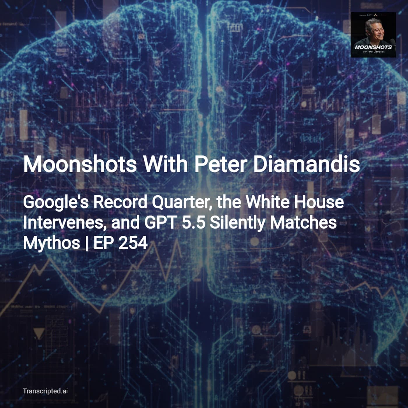 Moonshots With Peter Diamandis — AI, Compute Scarcity & the New Geopolitics (Condensed) - AI Podcast Summaries from Transcripted.ai (VIDEO) cover