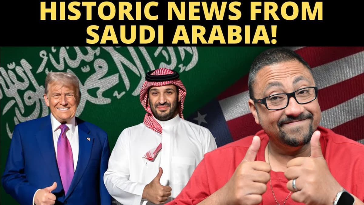 BIG Takeaways From Trump Speech In Saudi Arabia! - James Kaddis cover