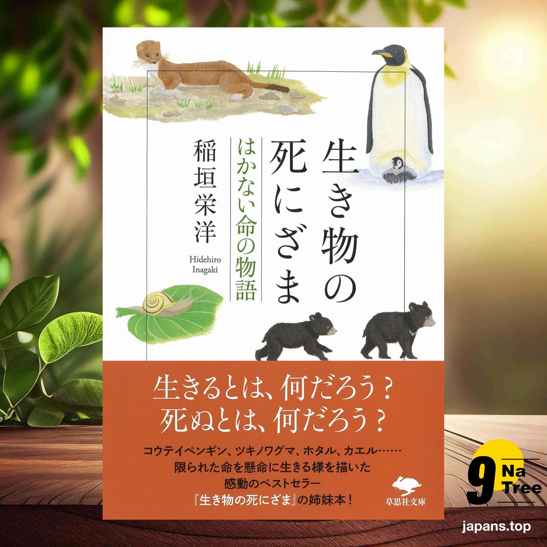 [レビュー] 文庫 生き物の死にざま はかない命の物語  (稲垣 栄洋) 要約した. - 9Natree Japanese cover