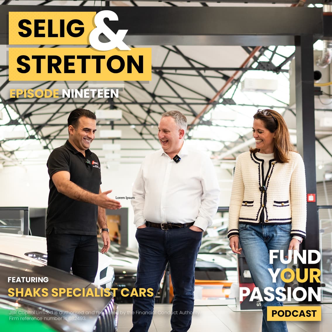 EP19: Fund Your Passion with Shaks Specialist Cars - Fund Your Passion - Selig & Stretton cover