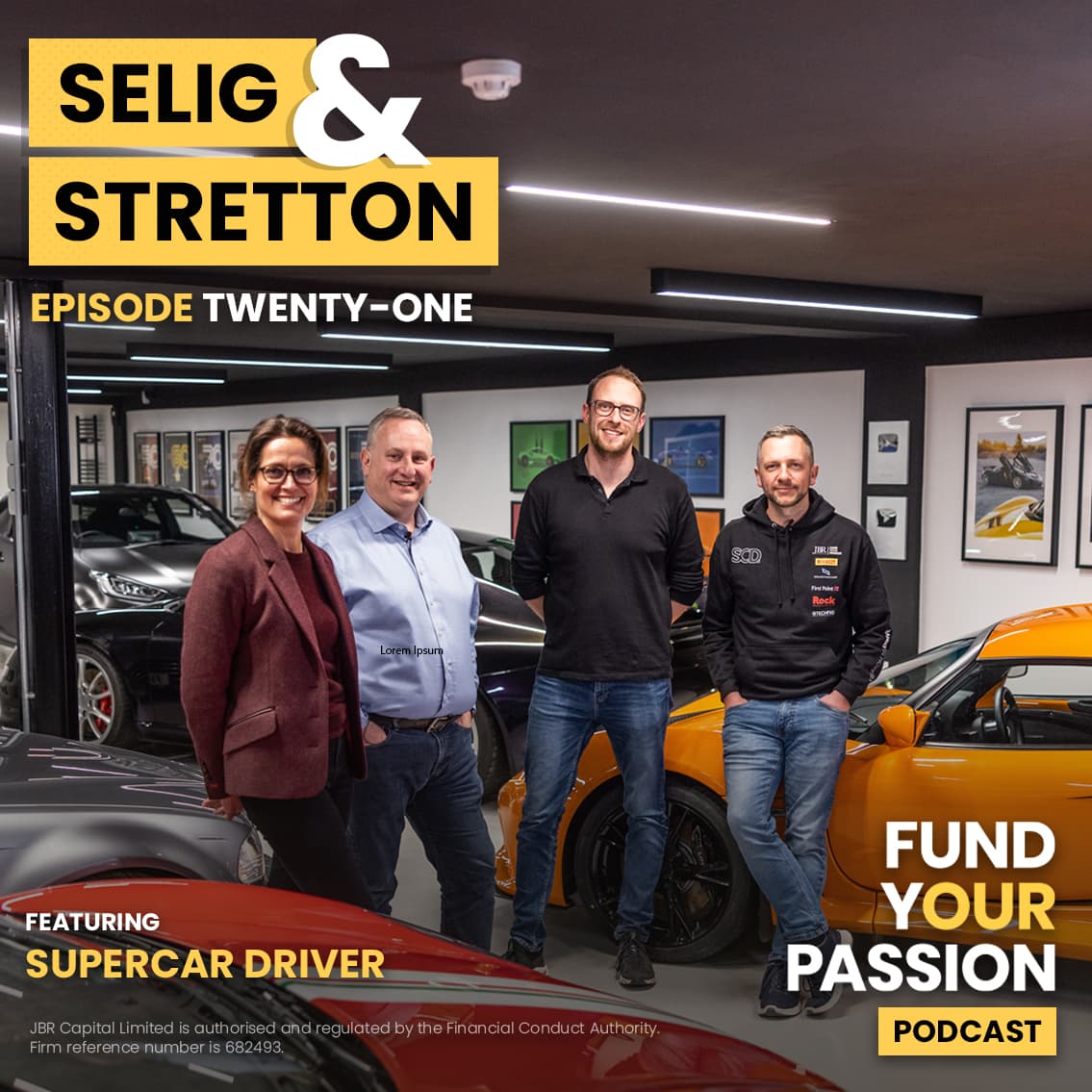 EP21: Fund Your Passion with Supercar Driver - Fund Your Passion - Selig & Stretton cover