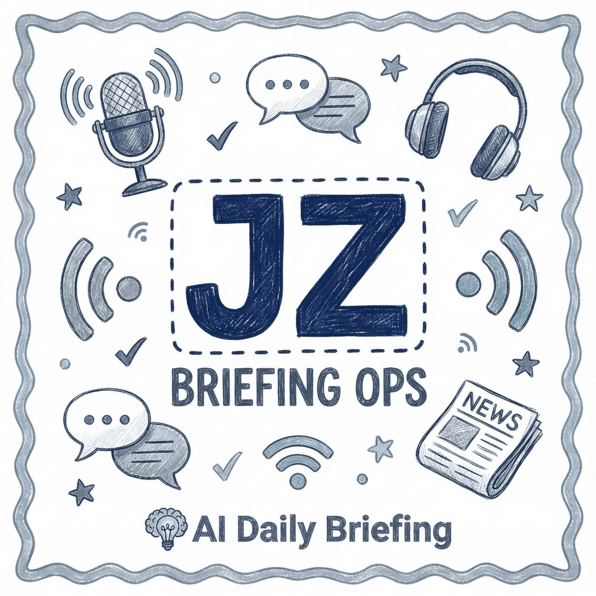 #25 AI诚信危机：Sora撒谎 + Altman炒作狗癌疫苗 + ChatGPT暗扫用户 + Copilot塞广告 - JZ Briefing Ops - AI Daily Briefing cover