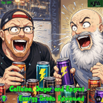 Episode 197: Caffeine, Sugar, and Regret – Energy Drinks Reviewed - K J and A Podcast cover