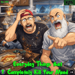 Episode 206: Everyday Things that Completely Kill Your Mood - K J and A Podcast cover
