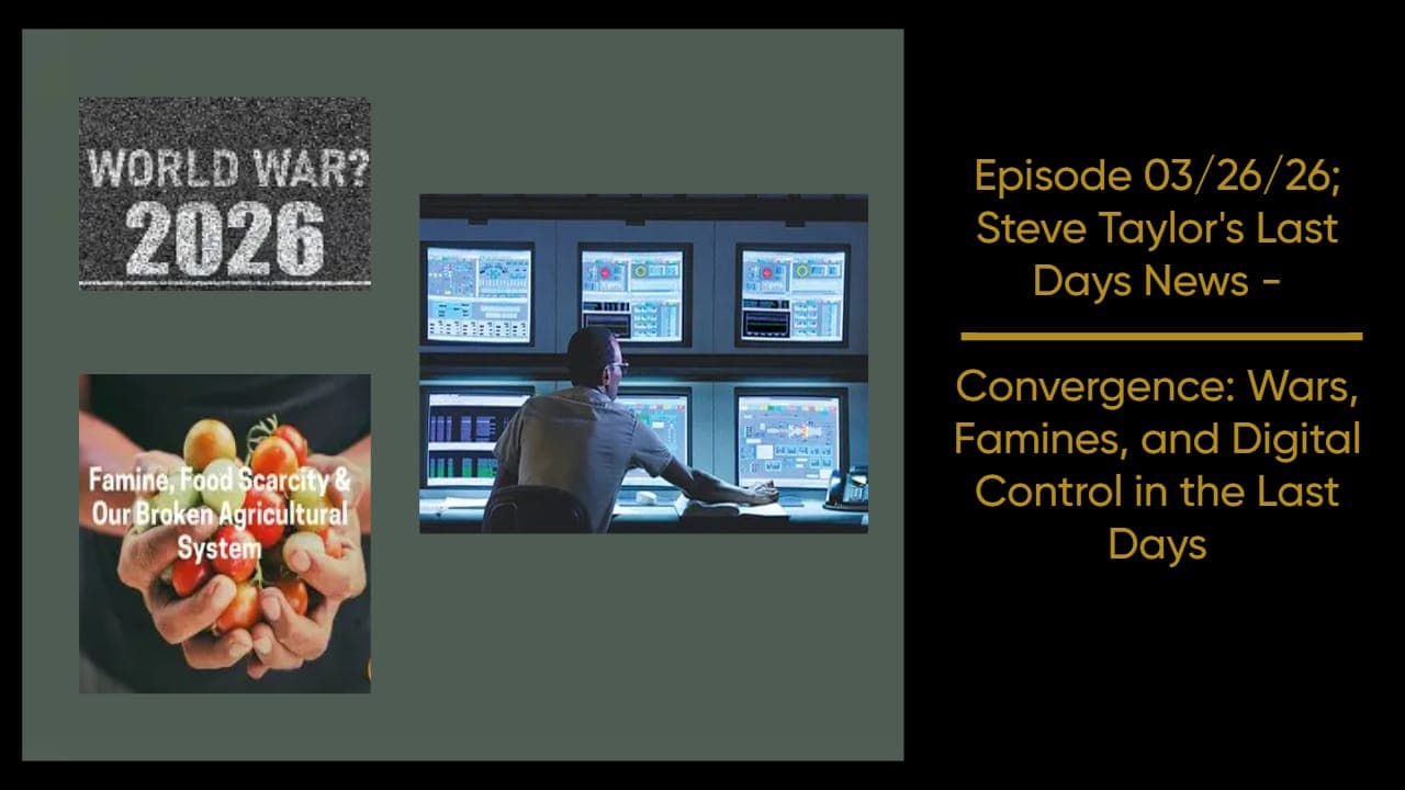 Convergence: Wars, Famines, and Digital Control in the Last Days - Last Days News cover