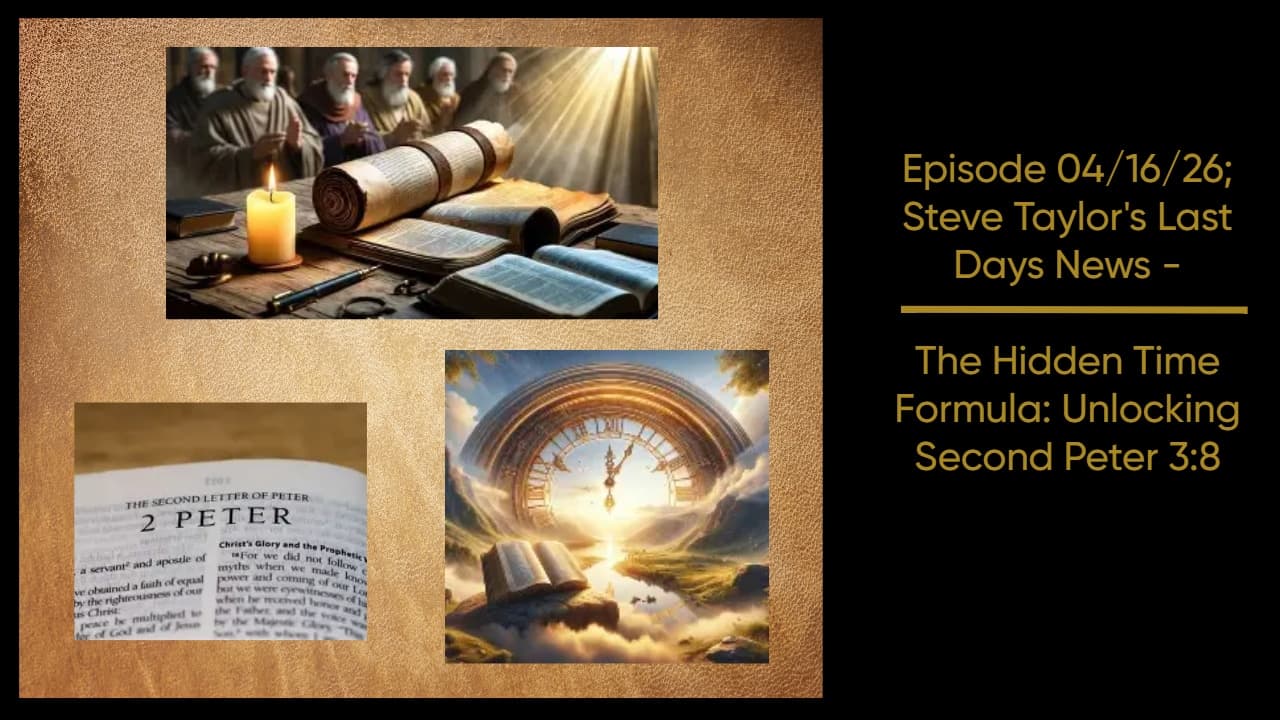 The Hidden Time Formula: Unlocking Second Peter 3:8 - Last Days News cover