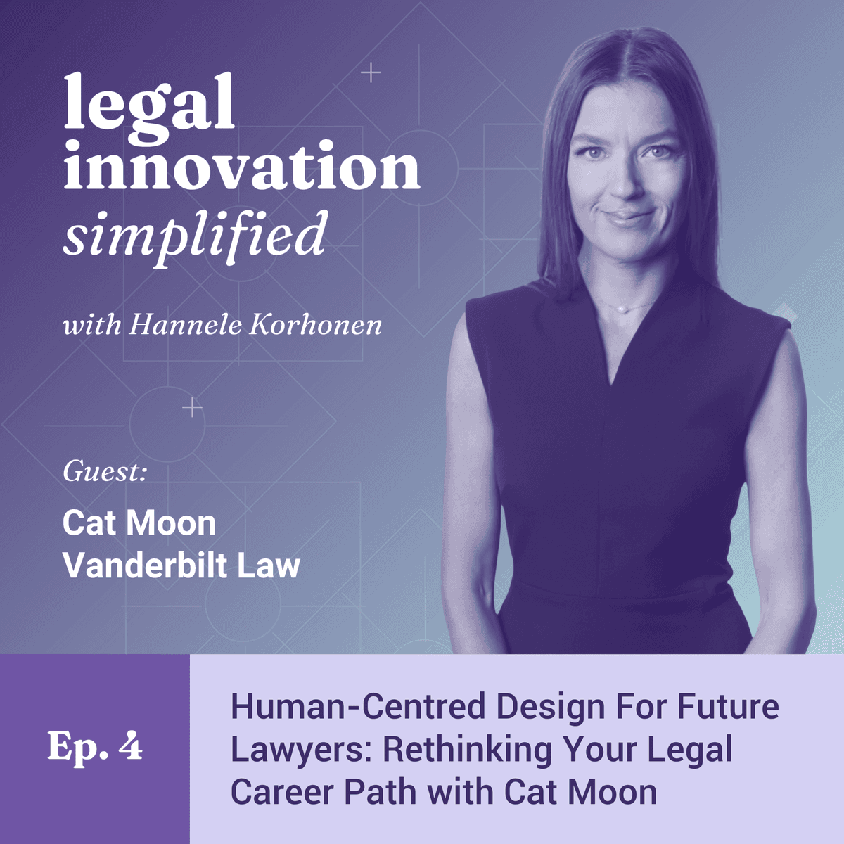 Human-Centred Design for Future Lawyers: Rethinking Your Legal Career Path with Cat Moon at Vanderbilt Law [Ep. 4] - Legal Innovation Simplified cover