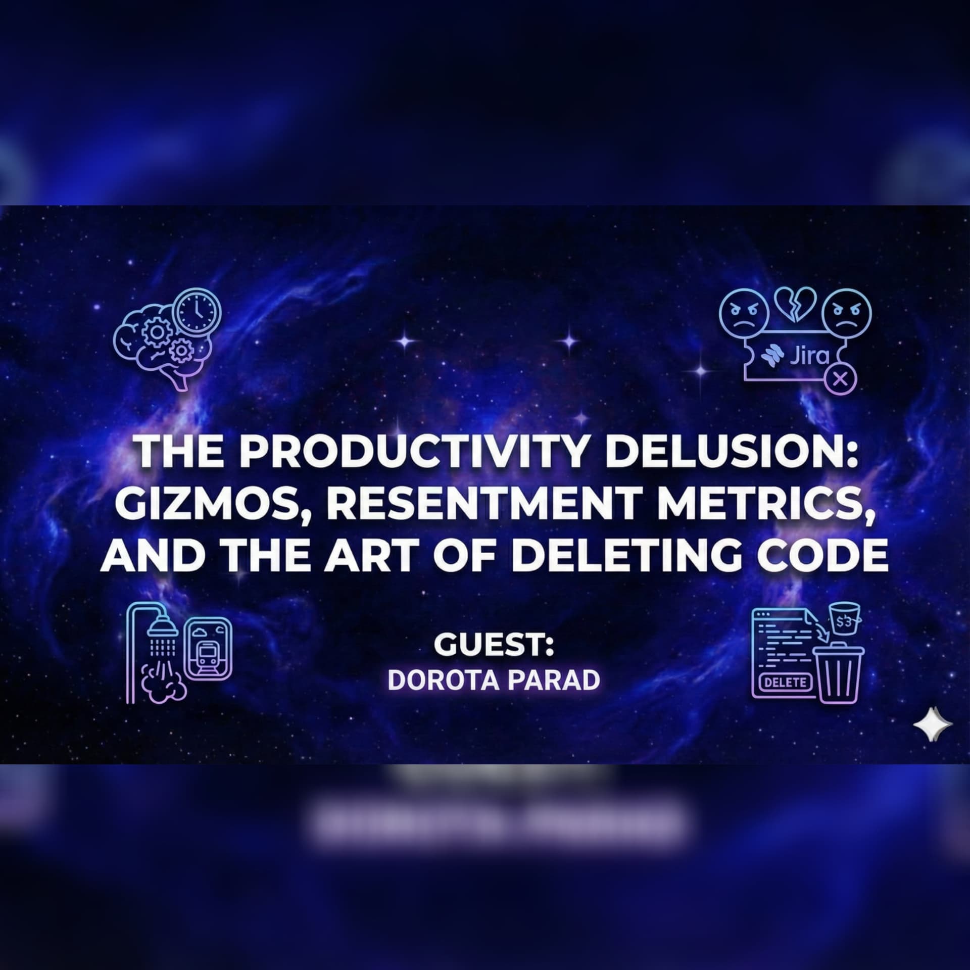 The Productivity Delusion: Gizmos, Resentment Metrics, and the Art of Deleting Code - Adventures in DevOps cover