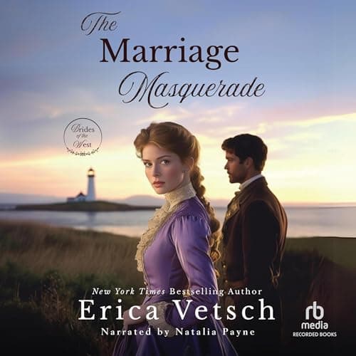 The Marriage Masquerade by Erica Vetsch - Dive Into A Ground-Breaking Full Audiobook On Your Commute. cover
