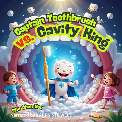 Captain Toothbrush vs. Cavity King by Shu Chen Hou - Listen To The Most Riveting Full Audiobook Today! cover