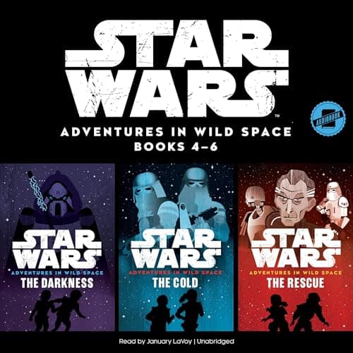 Star Wars Adventures in Wild Space: Books 4-6 by Disney Lucasfilm Press, Tom Huddleston, Cavan Scott - Get Hooked On The Must-Listen Full Audiobook Now, Curious Minds! cover