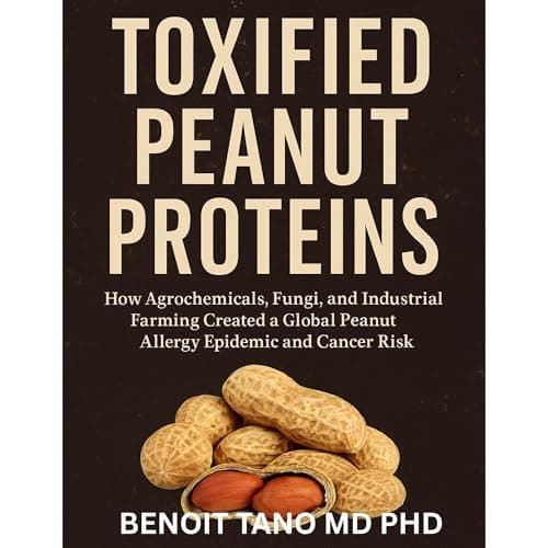 TOXIFIED PEANUT PROTEINS by BENOIT TANO MD PHD - Fuel Your Mind With A Ground-Breaking Full Audiobook On Your Commute. cover