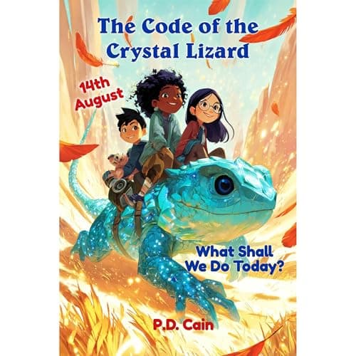 The Code of the Crystal Lizard by P.D. Cain - Get Hooked On The Must-Listen Full Audiobook Now, Curious Minds! cover