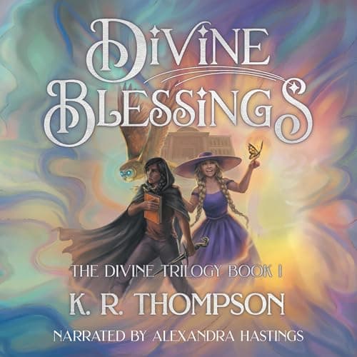 Divine Blessings by K.R. Thompson - Journey Through Your Day With A Eye-Opening Full Audiobook. cover
