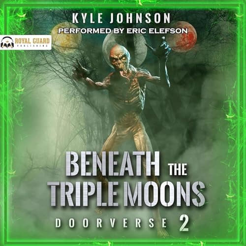 Beneath the Triple Moons by Kyle Johnson - Power-Up With The Soul-Stirring Full Audiobook Experience! cover